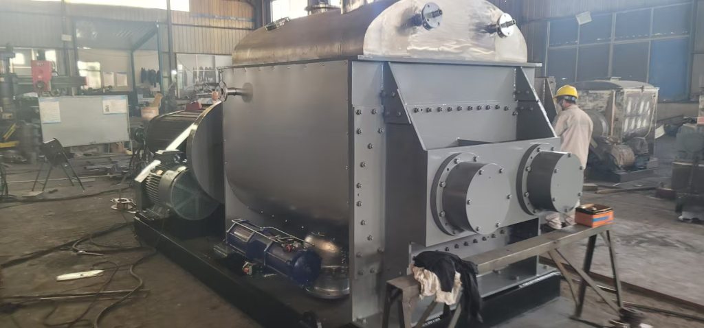 Sigma Mixer with Spraying System